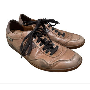 Mephisto Steve Urban Brown Leather Sneakers Men's Size 7.5 US EUR 7 Casual